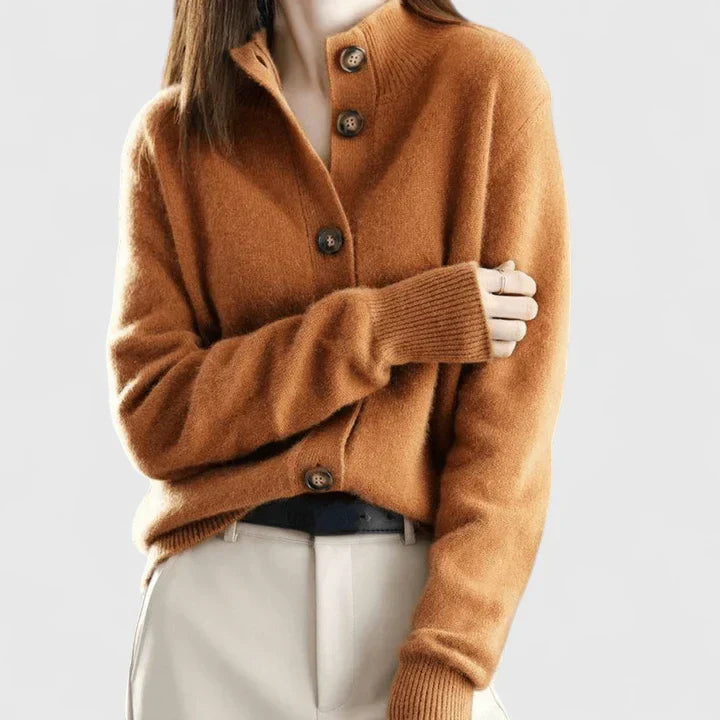 Women's Cardigan Sweater | Cardigan Sweaters with Buttons - Caramel