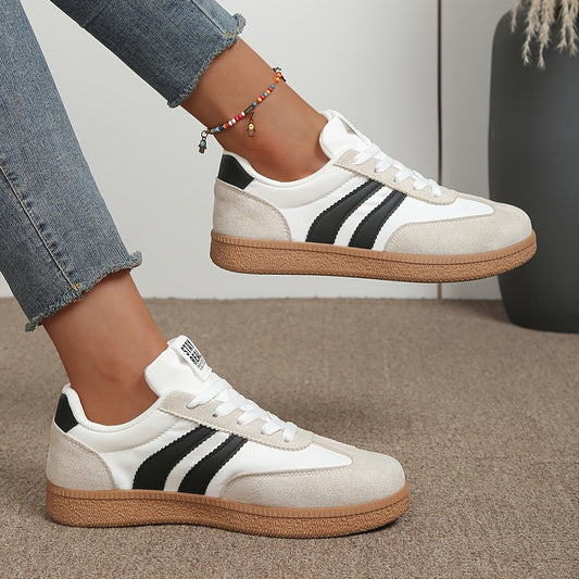 Women's Comfort Shoes Lace-Up | Sneakers Shoes - White