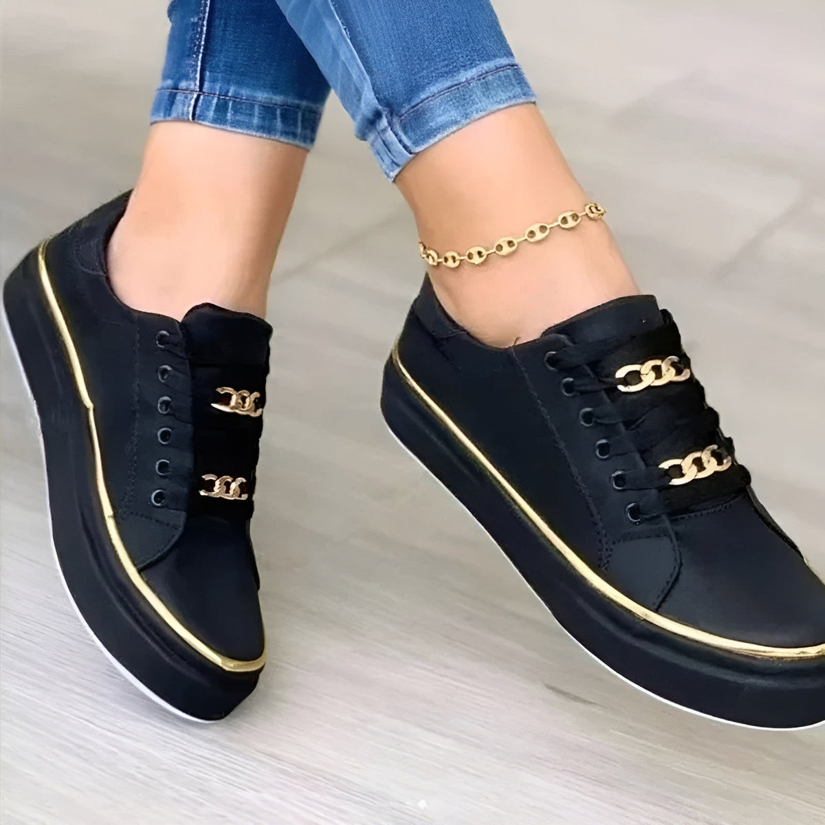 Women's Comfort Slip-On Sneakers | Slip-On Shoes - Black