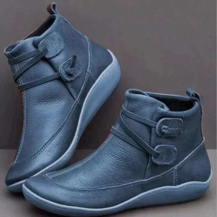Women's Comfort Support Ankle Boots | Slip-On Shoes