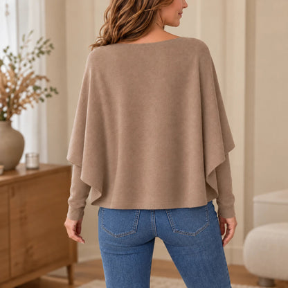 Women's Convertible Knit Sweater | Casual Tops