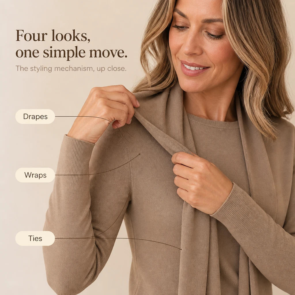 Women's Convertible Knit Sweater | Sweater Weather