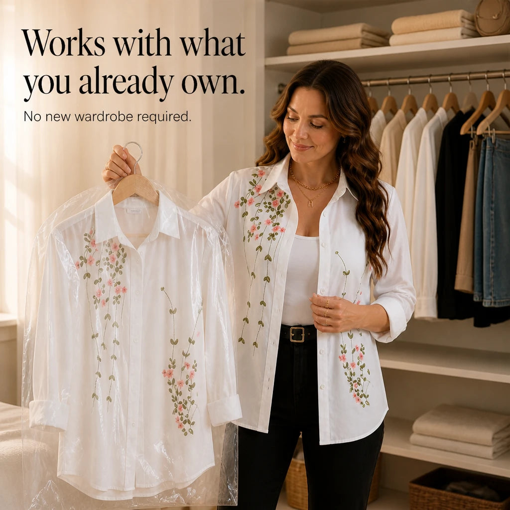 Women's Floral Print Long-Sleeve Blouse | Casual Shirts