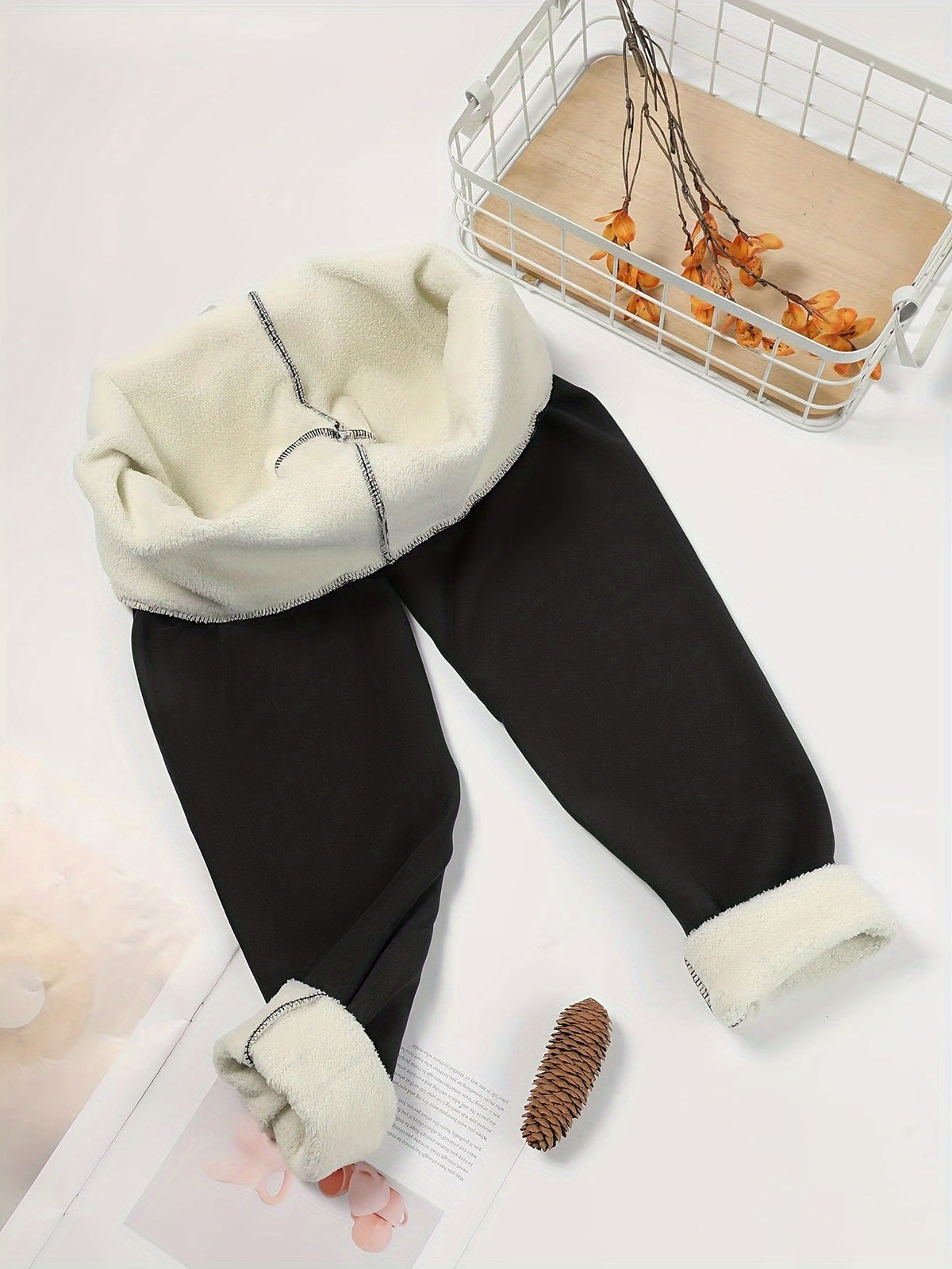 Women's High Waist Leggings | Brushed Lined Warm Pants