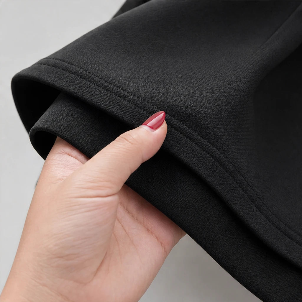 Women's High-Waist Wide-Leg Trousers | Pants for Office Work