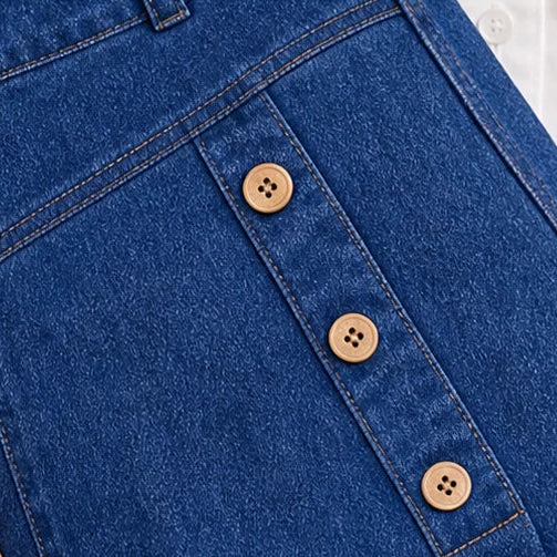 Women's High Waisted Jeans | Wide-Leg Stretch Denim