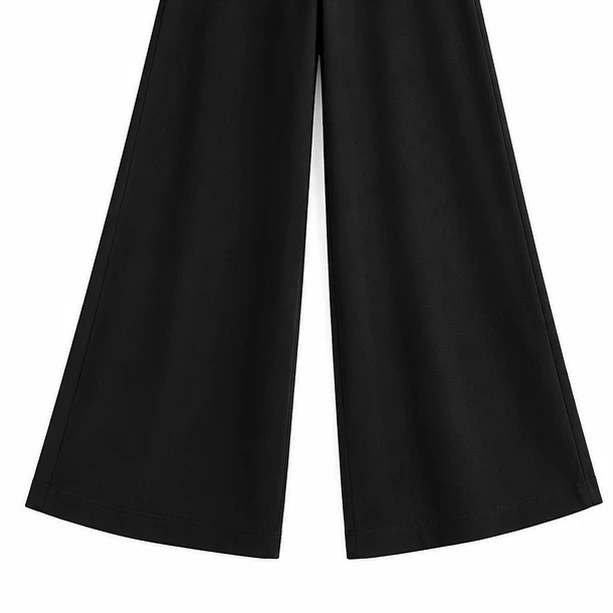 Women's Jumpsuit with Sleeves | Collared Tie-Waist Wide-Leg