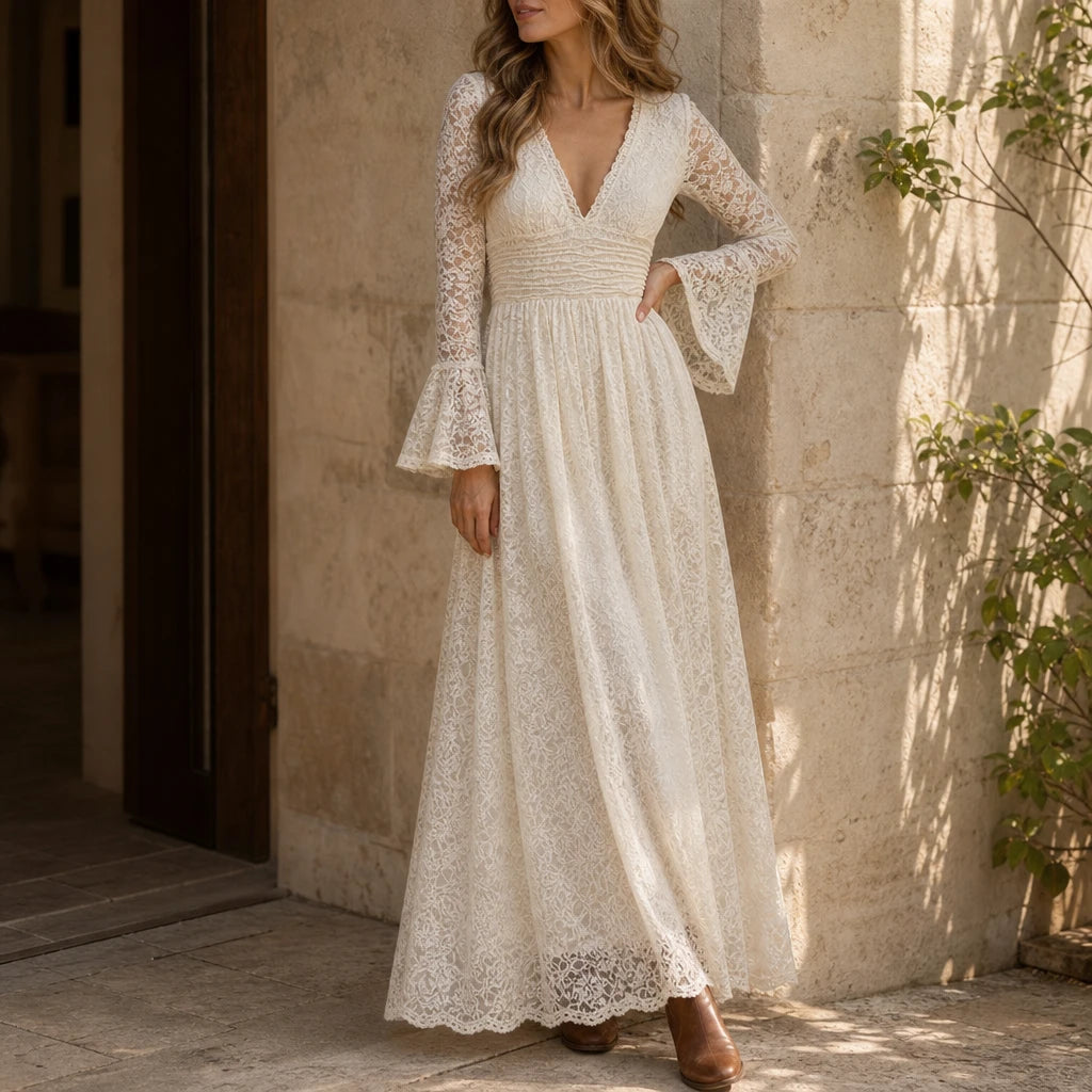 Women's Lace Maxi Dress | Formal Dresses for Weddings