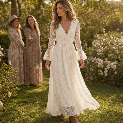 Women's Lace Maxi Dress | Formal Dresses for Weddings