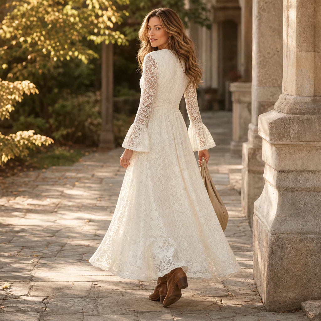 Women's Lace Maxi Dress | Formal Dresses for Weddings