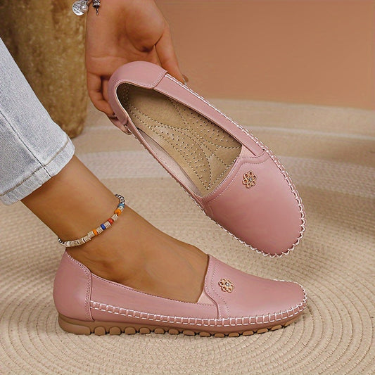 Women's Loafers Comfortable | Soft Slip-On Shoes - Pink