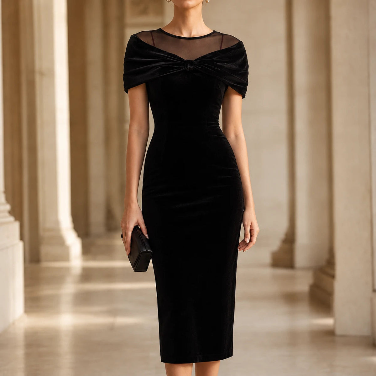 Women's Off-the-Shoulder Midi Dress | Party Dresses
