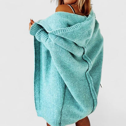Women's Oversized Cardigan | Cardigan Sweater Long - Blue