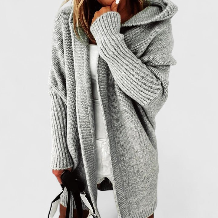 Women's Oversized Cardigan | Cardigan Sweater Long - Gray