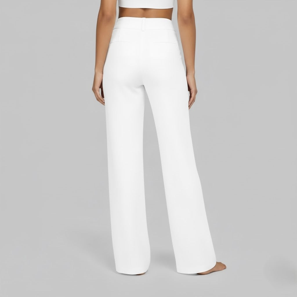 Women's Pants | Relaxed Wide-Leg Pants for Office Work
