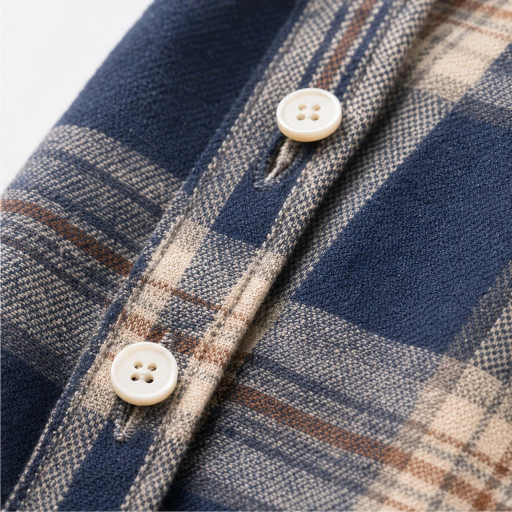 Women's Plaid Button-Front Blouse | Casual Blouses for Work