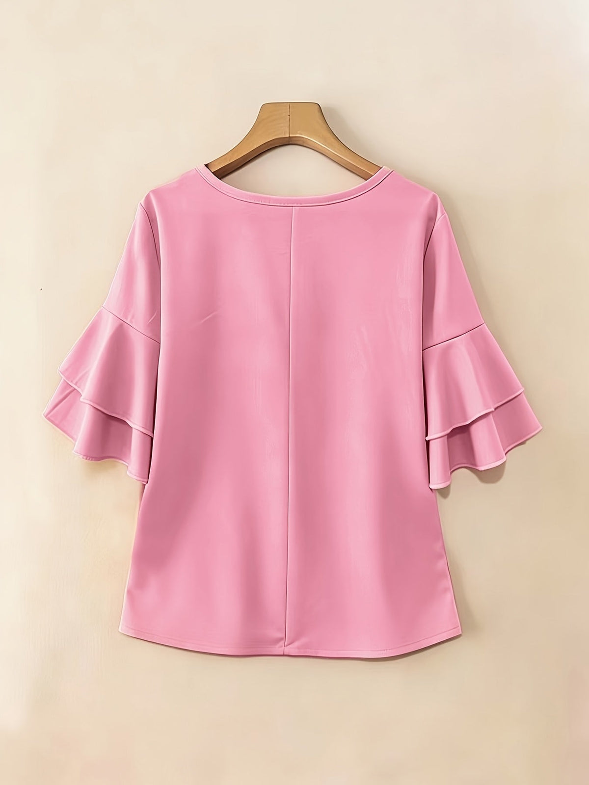 Women's Pleated Flared-Sleeve Blouse | Blouses for Work
