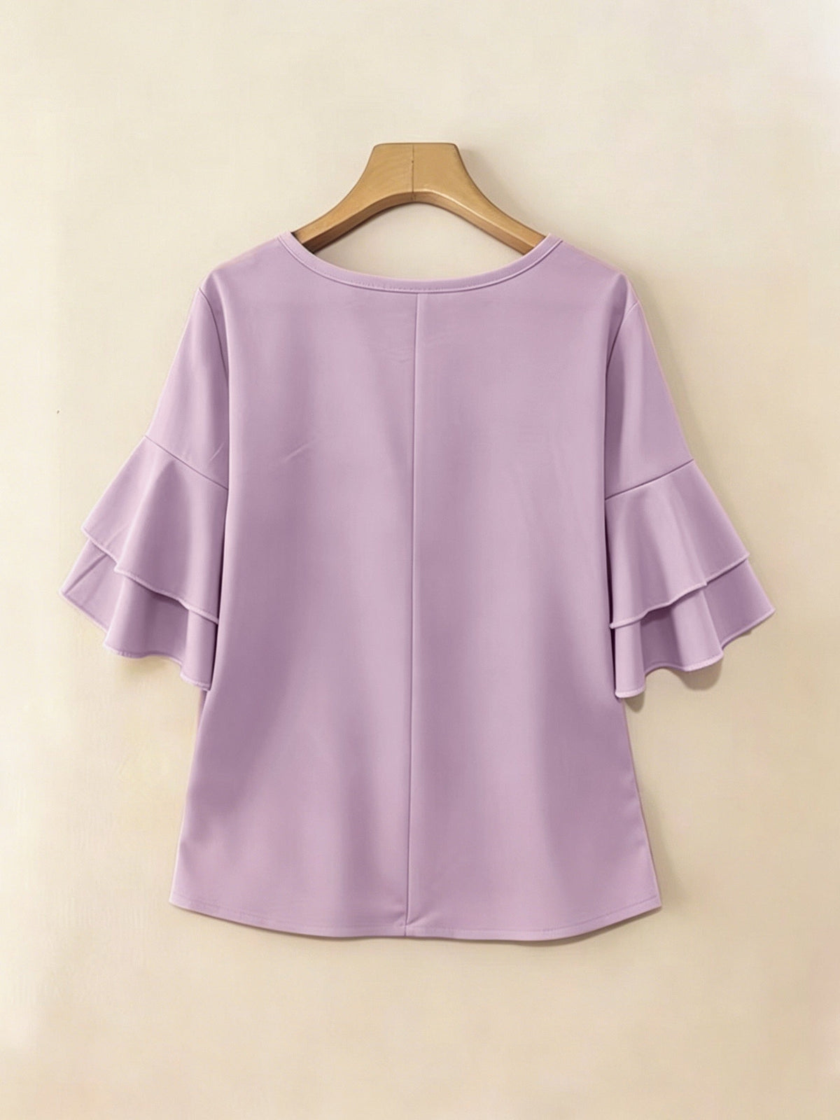 Women's Pleated Flared-Sleeve Blouse | Blouses for Work