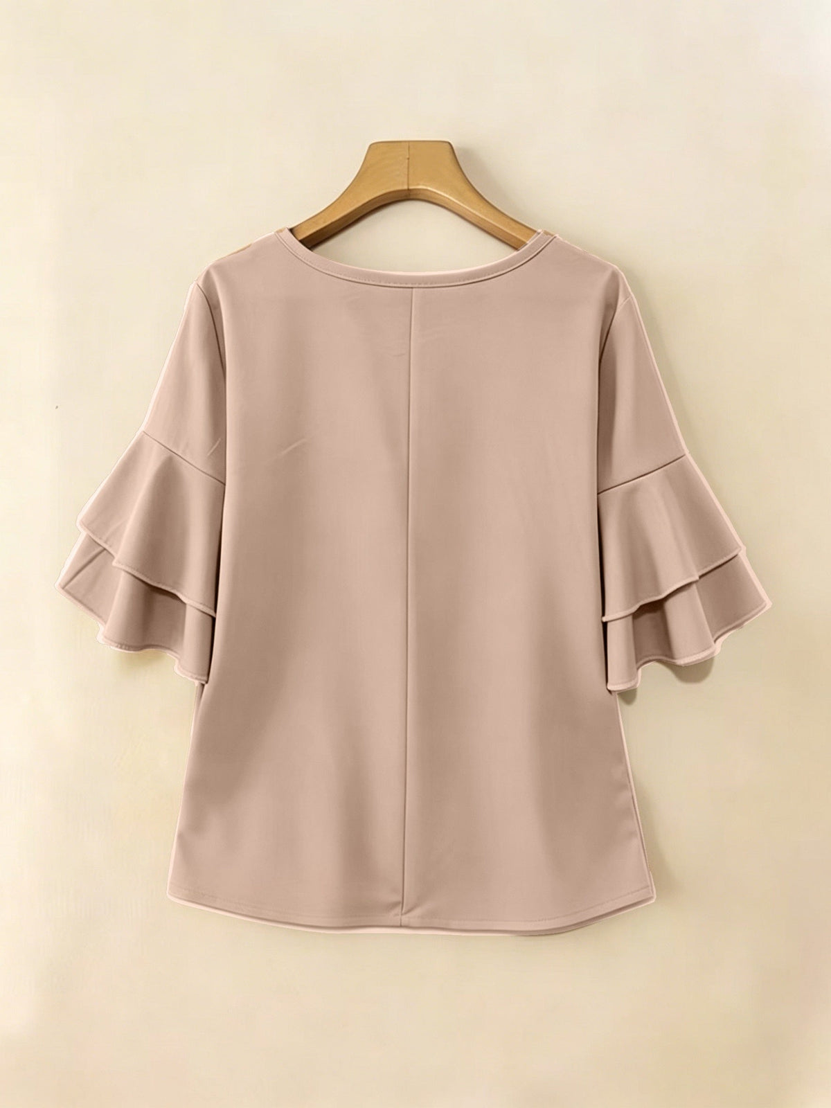 Women's Pleated Flared-Sleeve Blouse | Blouses for Work