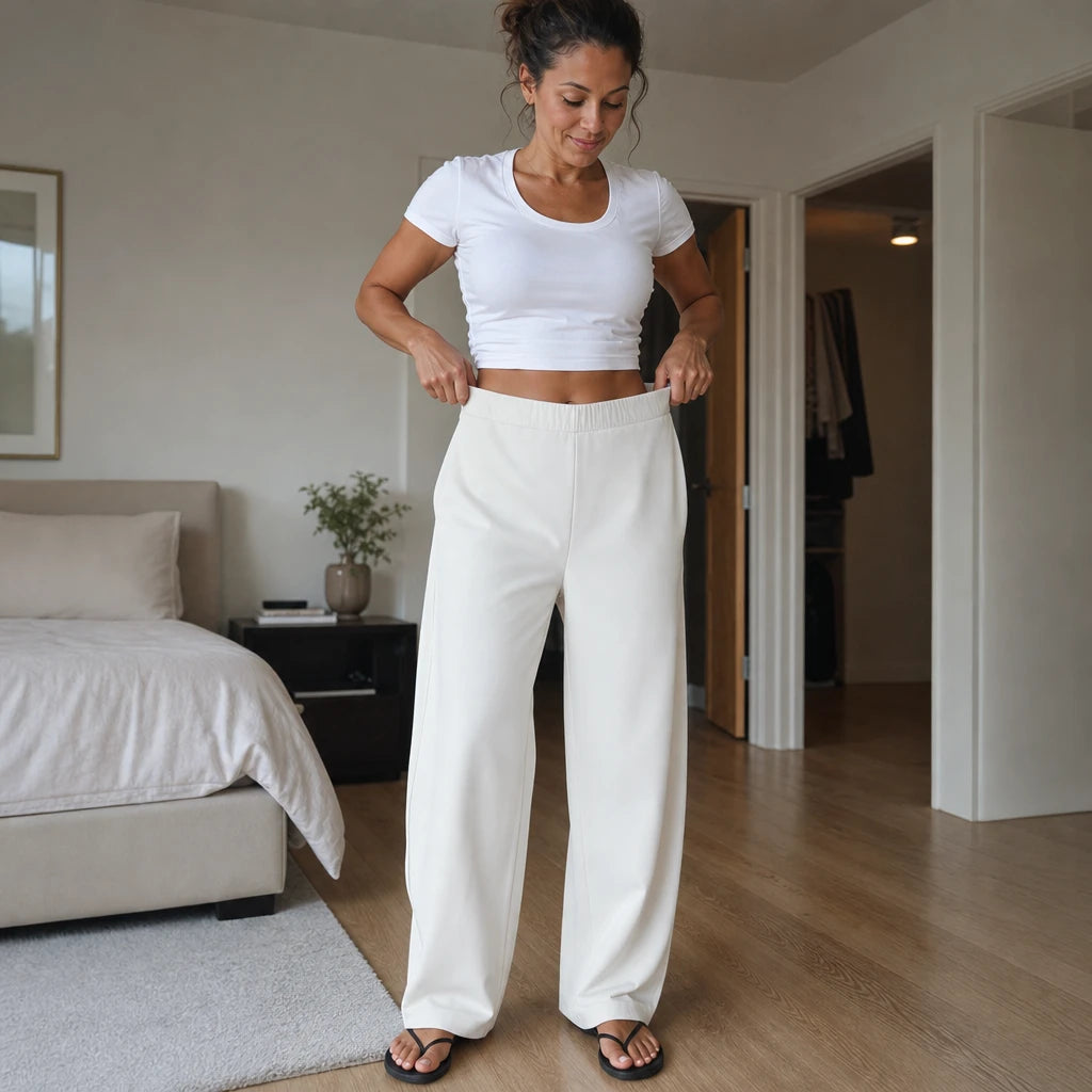 Women's Pull-On Tapered Ankle Pants | Tailored Pants