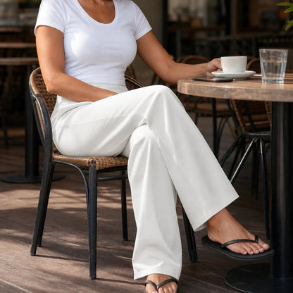 Women's Pull-On Tapered Ankle Pants | Tailored Pants