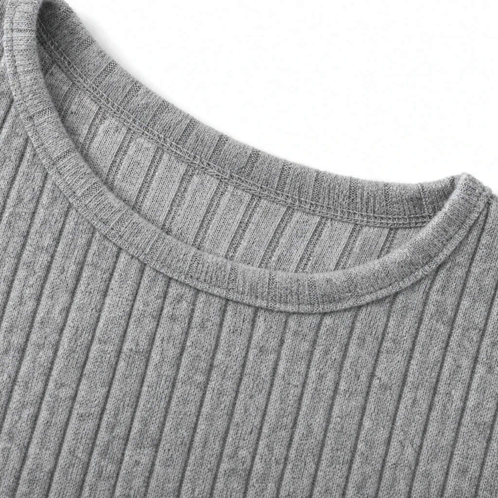 Women's Ribbed Knit Tunic With Pockets | Tunic Top