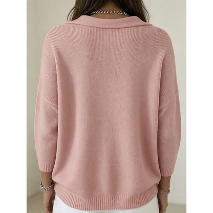 Women's Sweaters For Work | Ribbed Knit Sweater