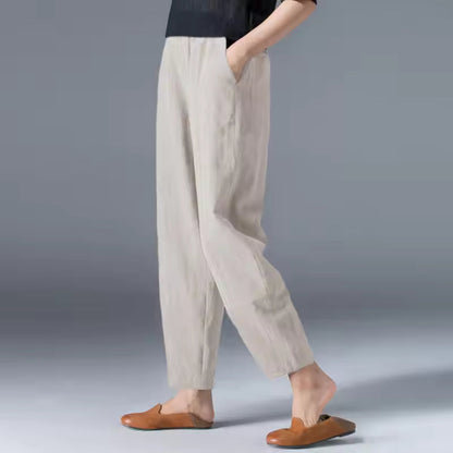 Women's Tapered Trousers | Pants with Pockets