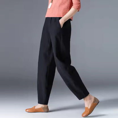 Women's Tapered Trousers | Pants with Pockets